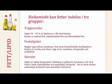 Förhandsvisning (thumbnail) från videon Näringslära Del 3