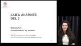 Förhandsvisning (thumbnail) från videon Lab & Anamnes, del 2