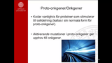 Förhandsvisning (thumbnail) från videon Cancergenetik del 2
