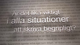 Förhandsvisning (thumbnail) från videon Att skriva begripligt