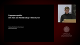 Förhandsvisning (thumbnail) från videon Helena Wahlström Henriksson: Pappaperspektiv - Om män och föräldraskap i litteraturen
