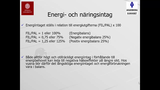 Förhandsvisning (thumbnail) från videon Energiomsättning Ssk Del 6 (ENERGIINTAG, ENERGIBALANS, ENERGIGIVARE O ENERGIPROCENT)