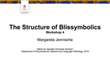 Förhandsvisning (thumbnail) från videon The structure of Blissymbolics, workshop 4