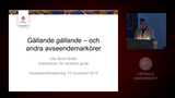 Förhandsvisning (thumbnail) från videon Ulla Stroh-Wollin, nordiska språk