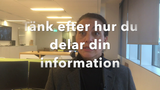 Förhandsvisning (thumbnail) från videon Informationssäkerhet - så skyddar du dig
