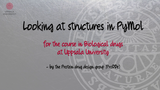 Förhandsvisning (thumbnail) från videon Looking at structures in PyMol