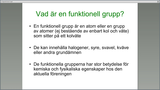 Förhandsvisning (thumbnail) från videon Organisk kemi del 2 (film 6)