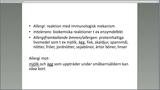 Förhandsvisning (thumbnail) från videon Livsmedelsöverkänslighet