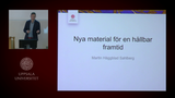 Förhandsvisning (thumbnail) från videon Martin Häggblad Sahlberg: Nya material för en hållbar framtid.